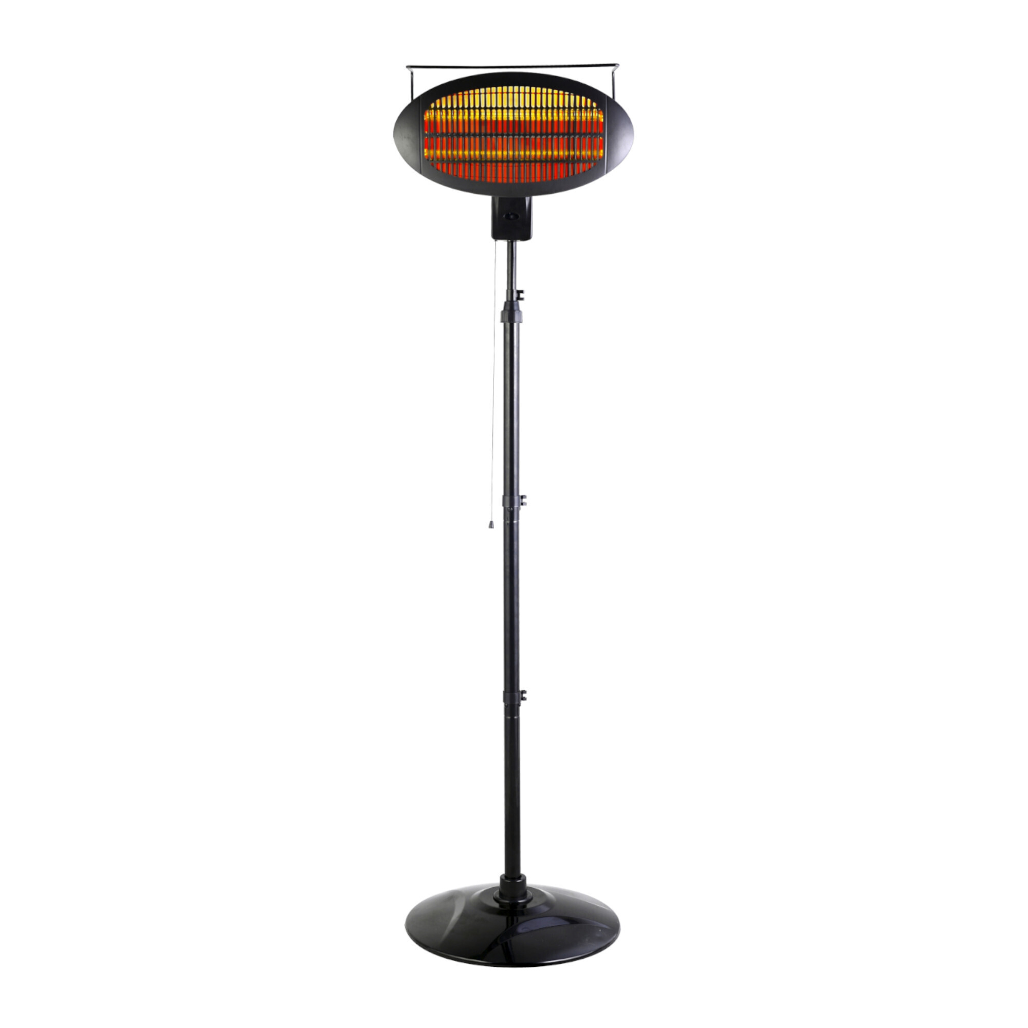 Optimus Infrared Patio Heater — 1500 Watts, Steel, Remote Control, Adjustable Height, 70.8ft. Power Cord, IP34 Splash Water Protected, Model# PHP-1500DIR